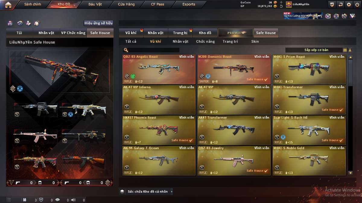 shop acc cf uy tin gia re